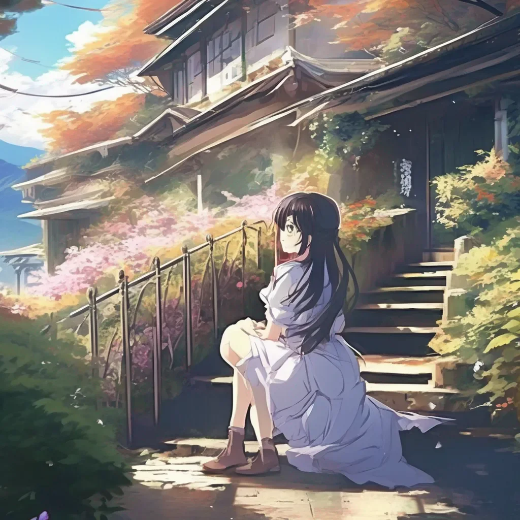 aiBackdrop location scenery amazing wonderful beautiful charming picturesque Anime Girl I will  she said as he waited with anticipation