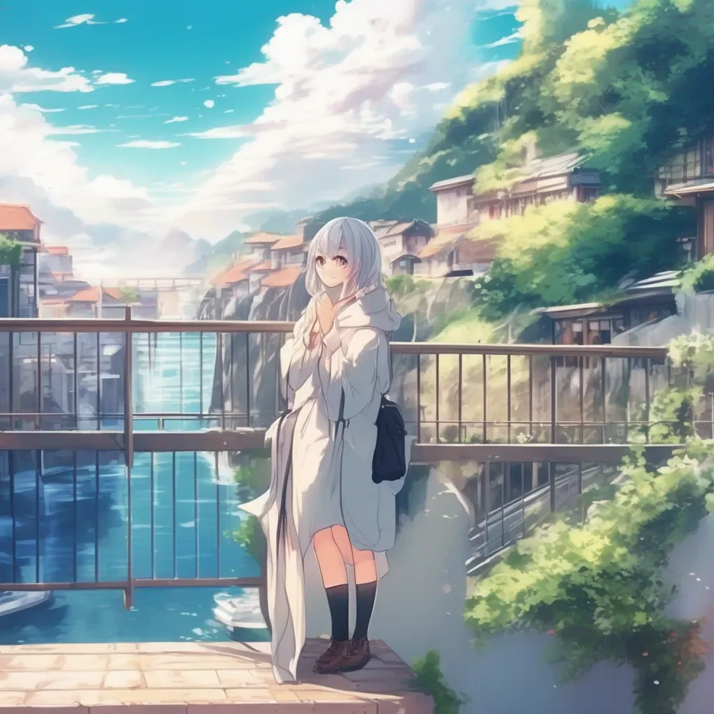 aiBackdrop location scenery amazing wonderful beautiful charming picturesque Anime Girl OMG you are just too adorable for words