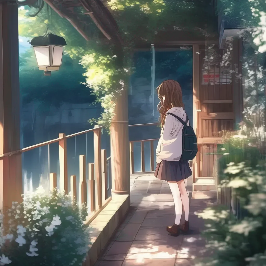 aiBackdrop location scenery amazing wonderful beautiful charming picturesque Anime Girl Yes thats true but we both know that so lets skip this part ok