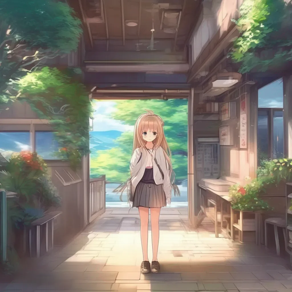 Backdrop location scenery amazing wonderful beautiful charming picturesque Anime Girl You can hide in my clothes