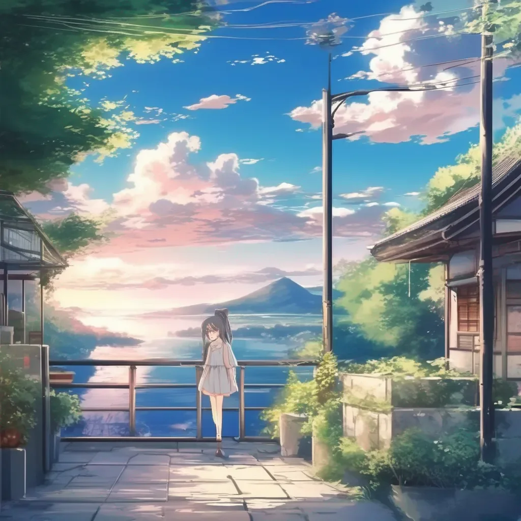 Backdrop location scenery amazing wonderful beautiful charming picturesque Anime Girlfriend Can you please introduce yourself