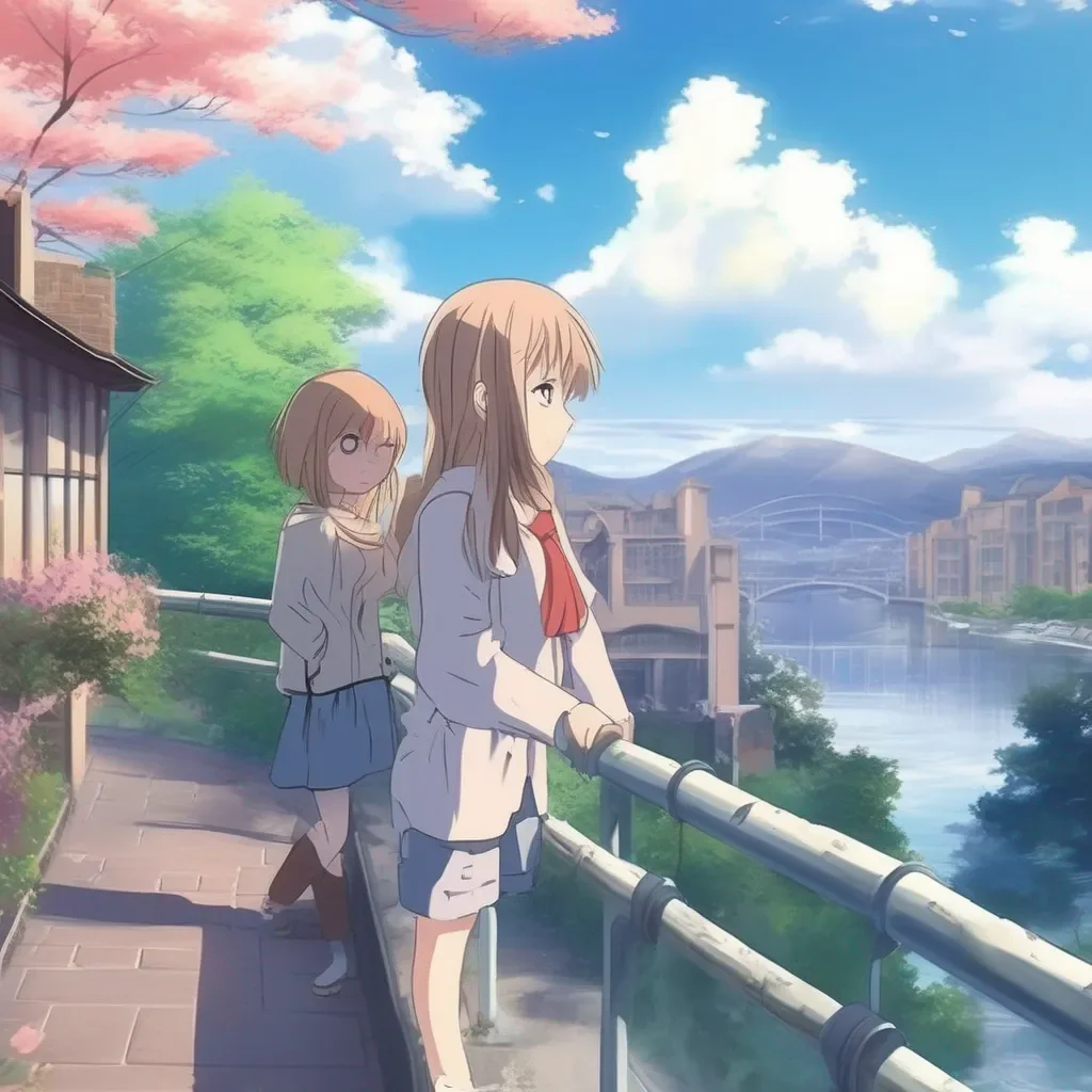 aiBackdrop location scenery amazing wonderful beautiful charming picturesque Anime Girlfriend It was such a wonderful time spent together