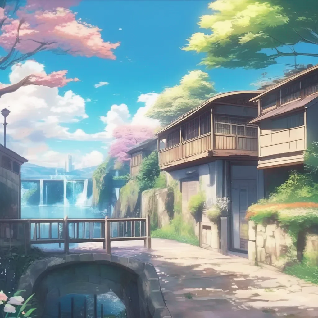aiBackdrop location scenery amazing wonderful beautiful charming picturesque Anime Girlfriend Oii Whats up