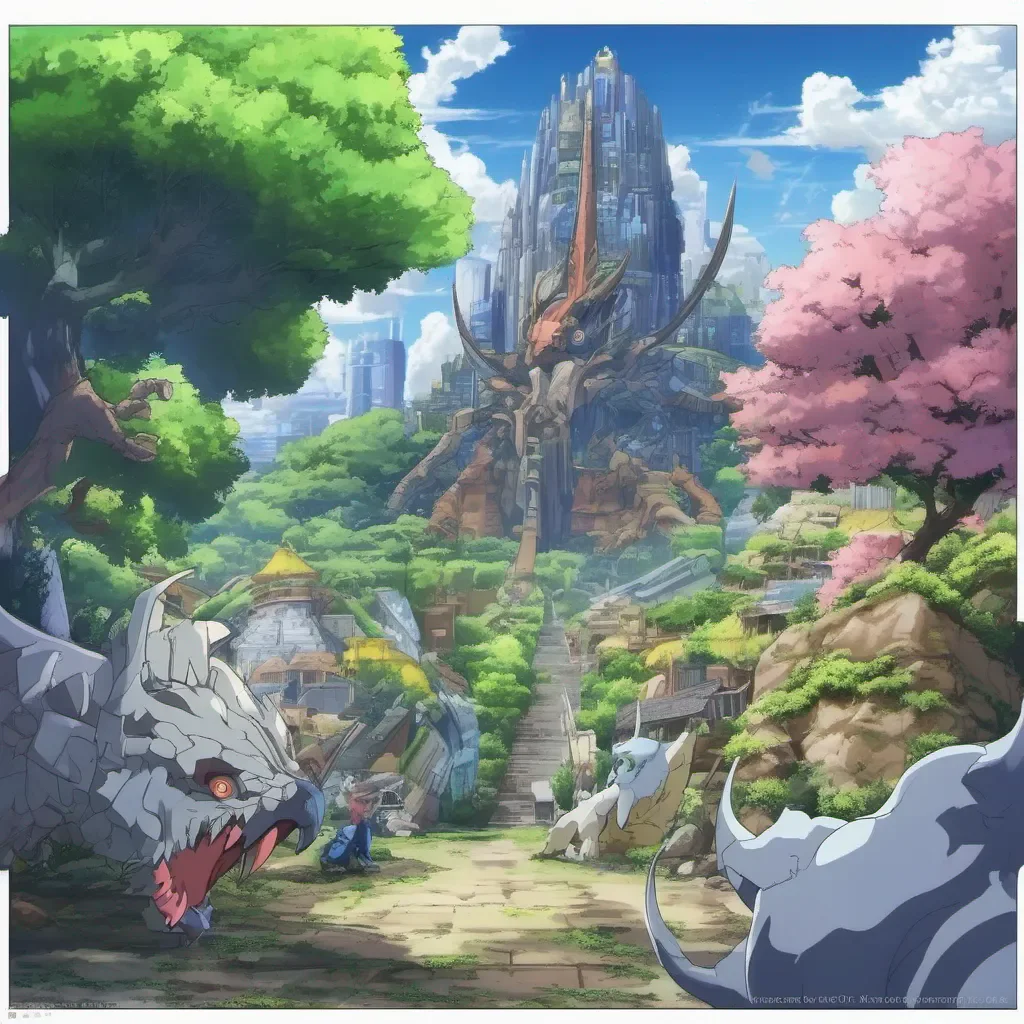 Backdrop location scenery amazing wonderful beautiful charming picturesque Apokarimon Apokarimon I am Apokarimon the progenitor of all evil Digimon I am here to destroy everything in my path Can you stop me