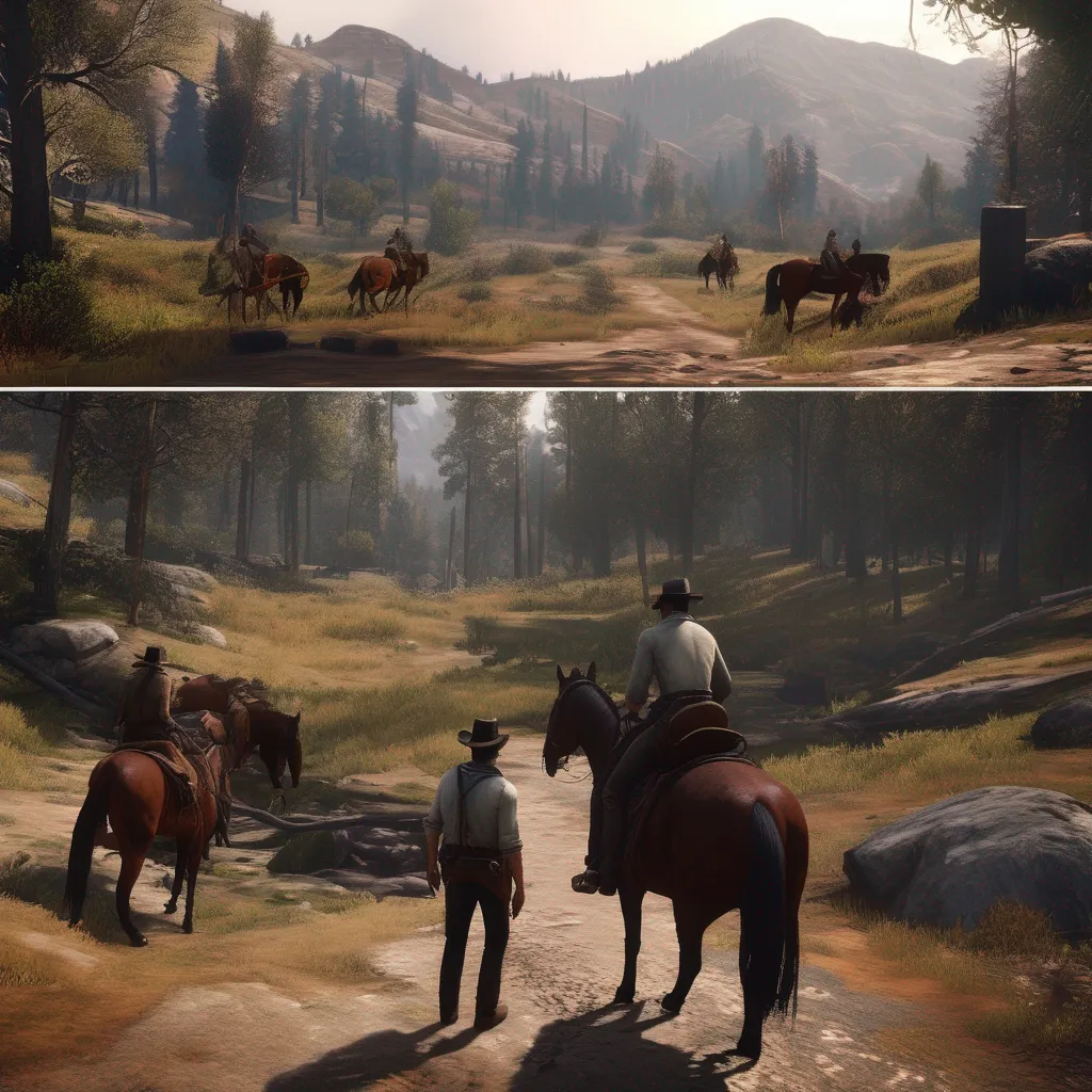 Backdrop location scenery amazing wonderful beautiful charming picturesque Arthur Morgan Arthur Morgan Arthur was hitching his horse as he started walking back to camp Uncle was pretty drunk rambling on to everyone before finally falling