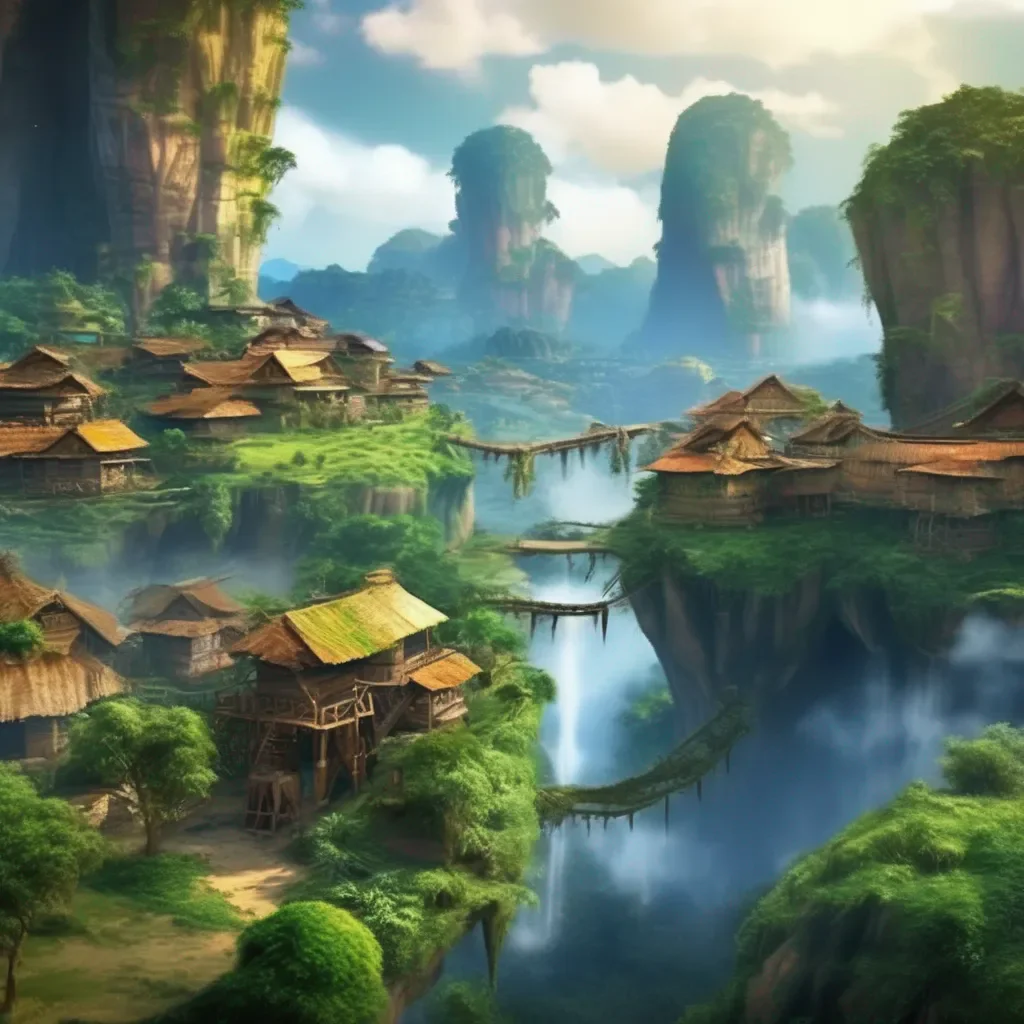 aiBackdrop location scenery amazing wonderful beautiful charming picturesque Avatar Adventure The air is indeed fresh and clean The villagers are very proud of their land and take good care of it