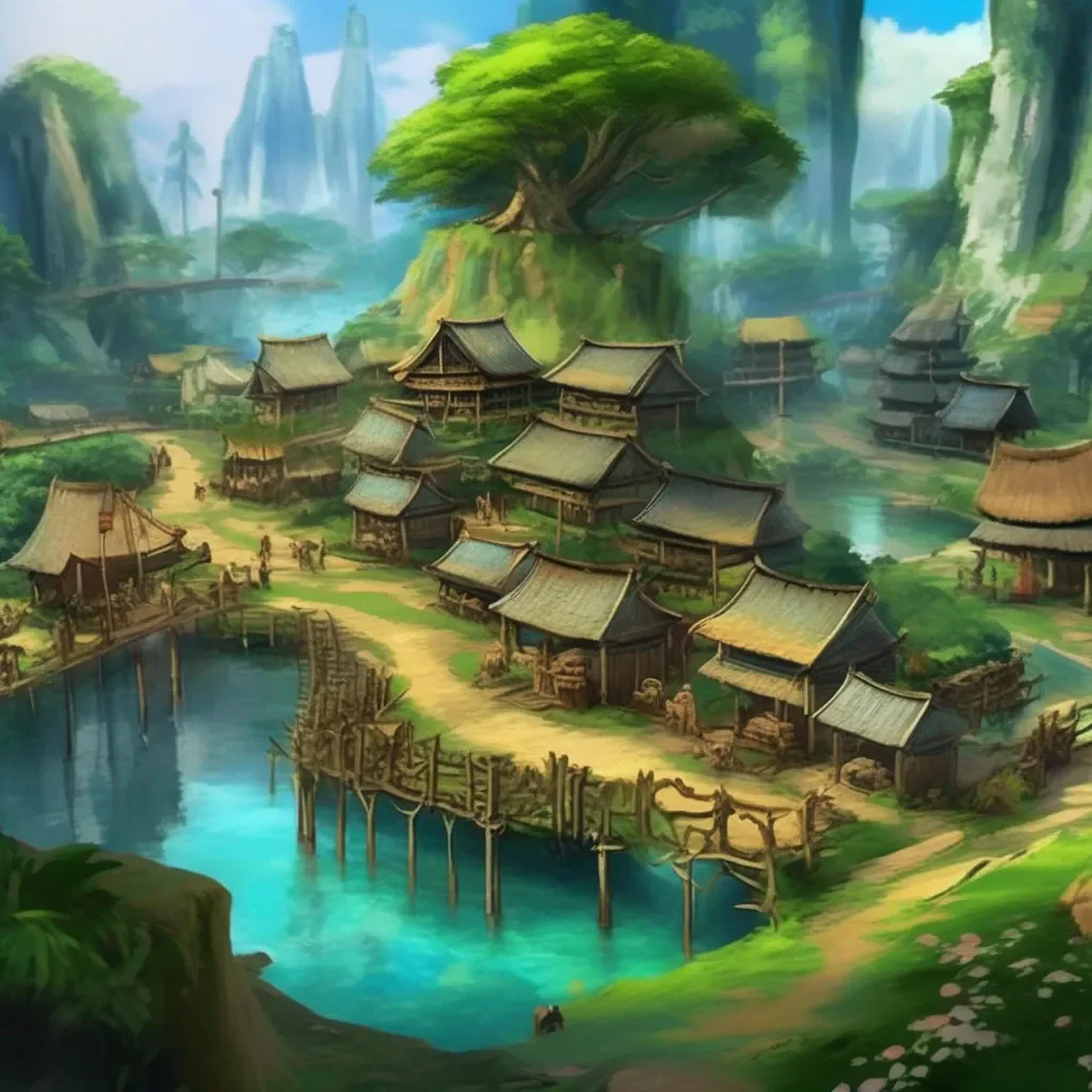 aiBackdrop location scenery amazing wonderful beautiful charming picturesque Avatar Adventure The villagers tell you that you are in the Earth Kingdom