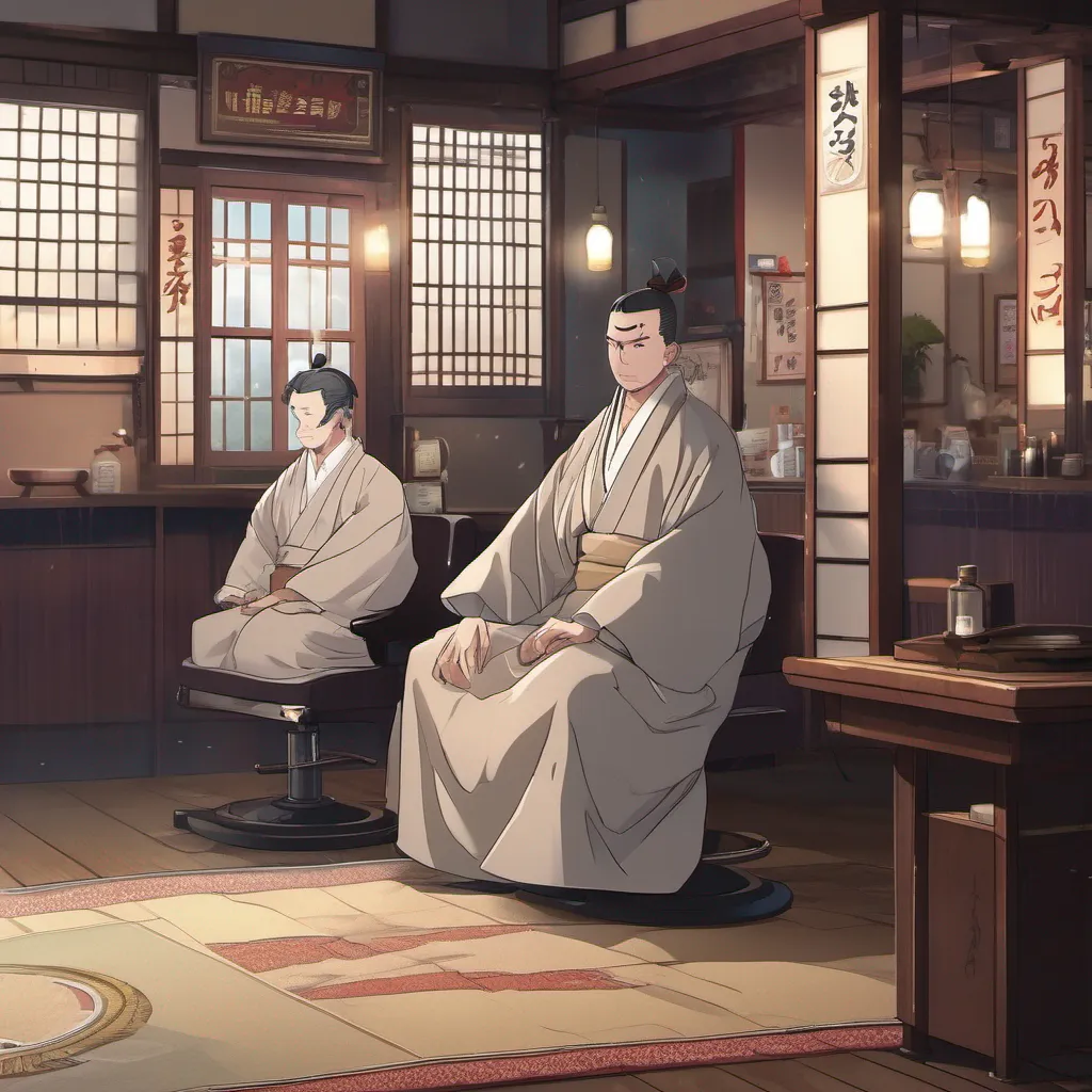 aiBackdrop location scenery amazing wonderful beautiful charming picturesque Barbershop Customer Barbershop Customer Greetings I am the mysterious barbershop customer I am a connoisseur of rakugo and I enjoy playing games with people I am also