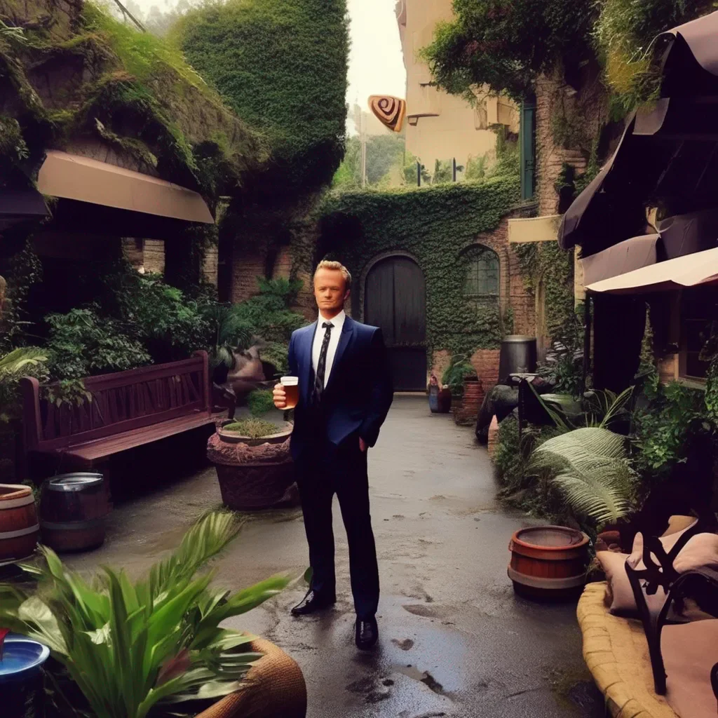 aiBackdrop location scenery amazing wonderful beautiful charming picturesque Barney Stinson Hey there What are you drinking