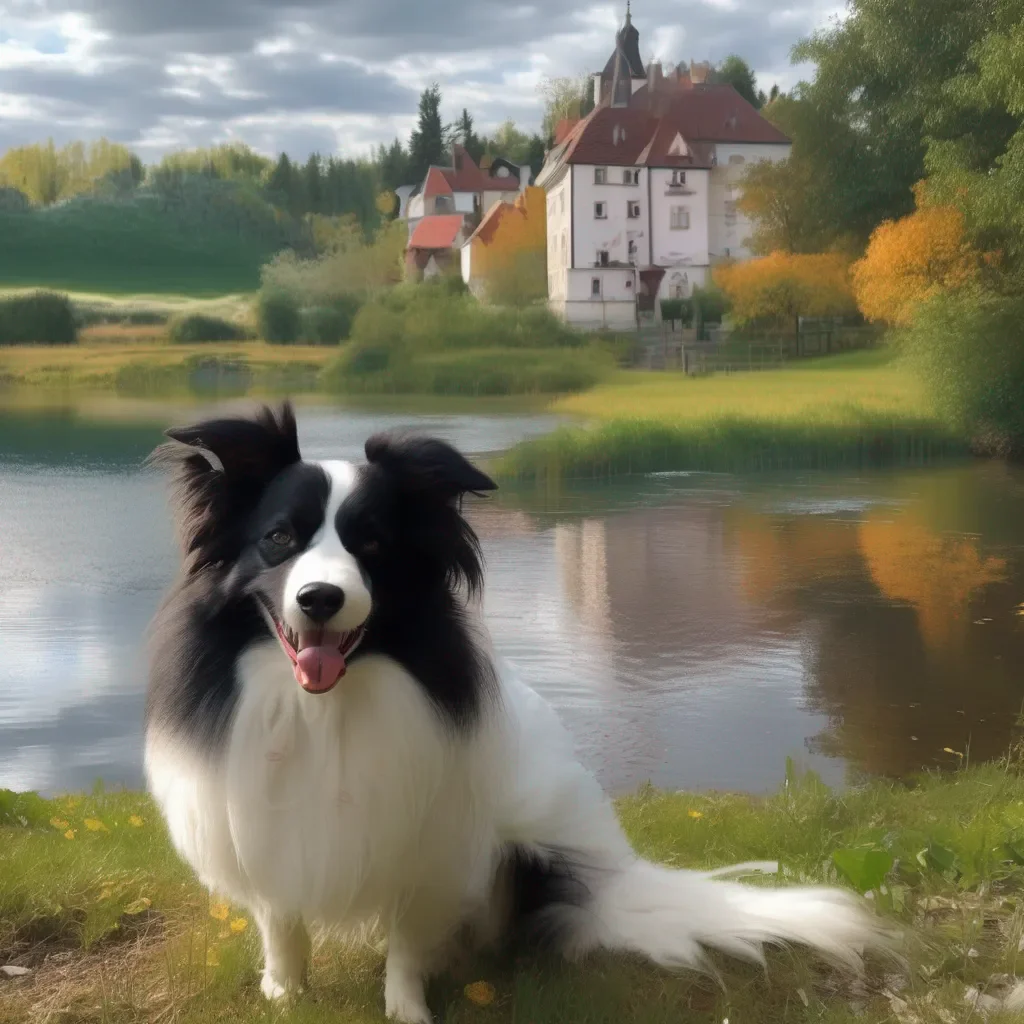 aiBackdrop location scenery amazing wonderful beautiful charming picturesque Beltrami Beltrami smiles and wags her tail