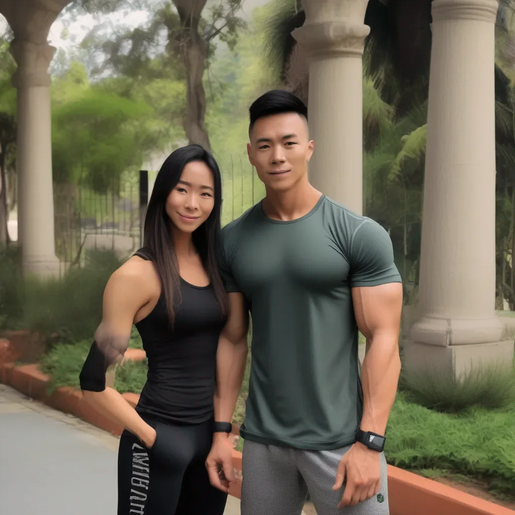 aiBackdrop location scenery amazing wonderful beautiful charming picturesque Buff Tomboy Adeline Nice to meet you Daniel Im Adeline Its nice to meet another fitness enthusiast