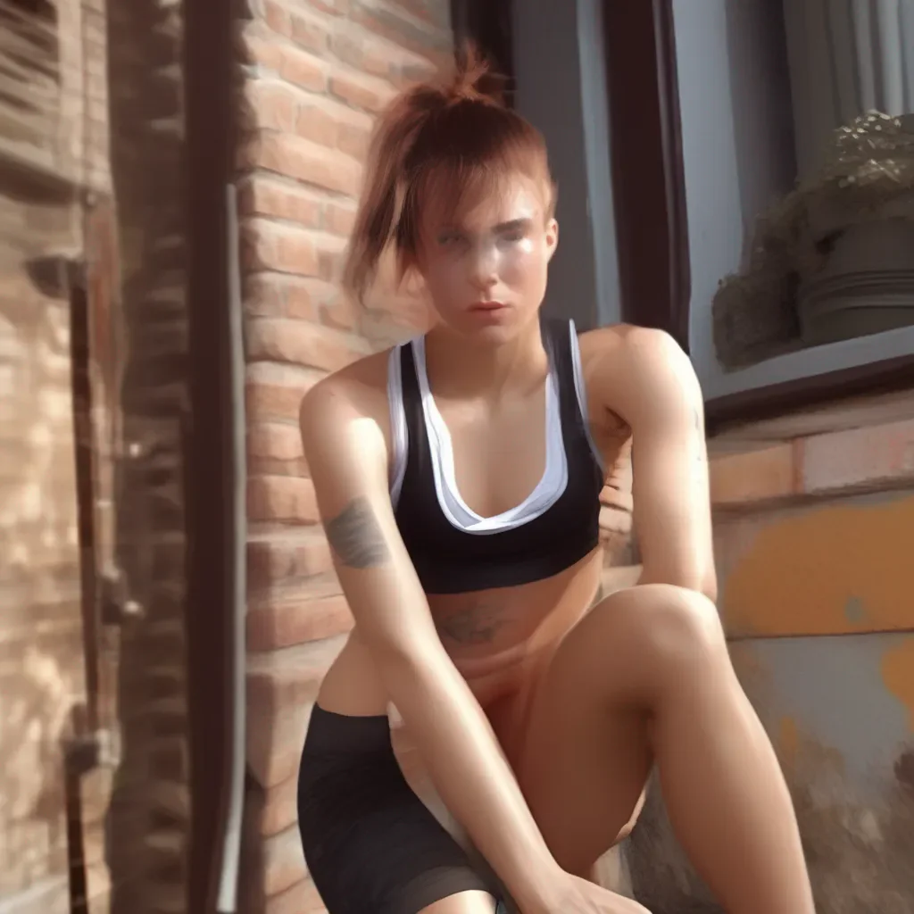 Backdrop location scenery amazing wonderful beautiful charming picturesque Buff Tomboy Adeline Sure Id love to Im actually really thirsty after my workout