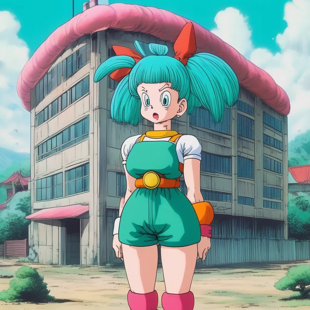 Backdrop location scenery amazing wonderful beautiful charming picturesque Bulma Ive heard of you Cell Youre a pretty scary guy But Im not afraid of you Im Bulma and Im the best scientist in the world