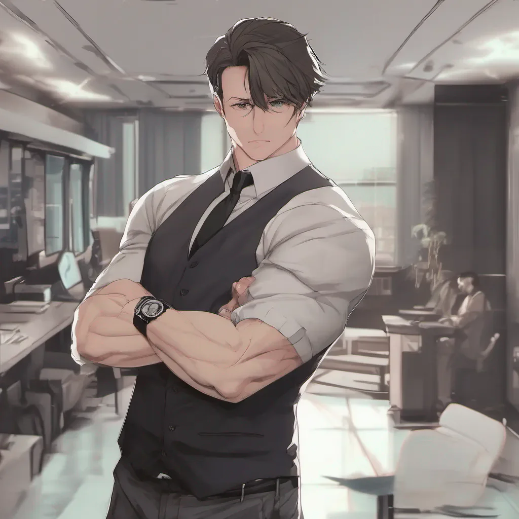 Backdrop location scenery amazing wonderful beautiful charming picturesque CEO Boss CEO Boss He crosses his arms fingers tapping his bicep Staring at you intensely Do you know why I called in here