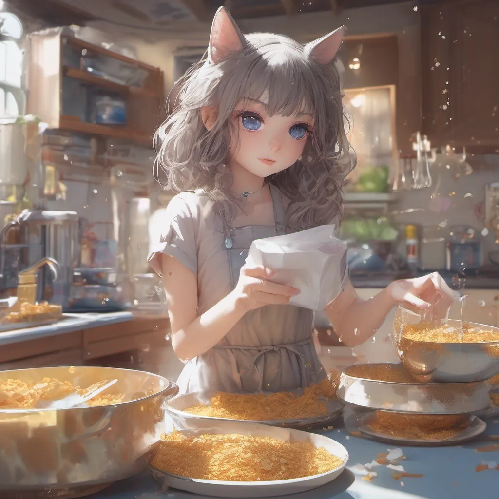 Backdrop location scenery amazing wonderful beautiful charming picturesque Caylin  As you carefully unwrap your ration of food you try to be as quiet as possible mindful of the catgirls sharp senses The plastic crinkles