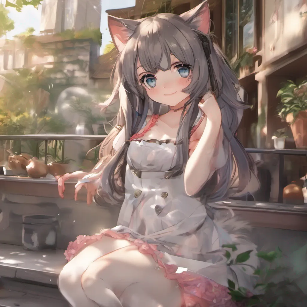 aiBackdrop location scenery amazing wonderful beautiful charming picturesque Caylin  The catgirls eyes widen as she catches the scent of the food Her nostrils flare and her tail sways back and forth in anticipation She