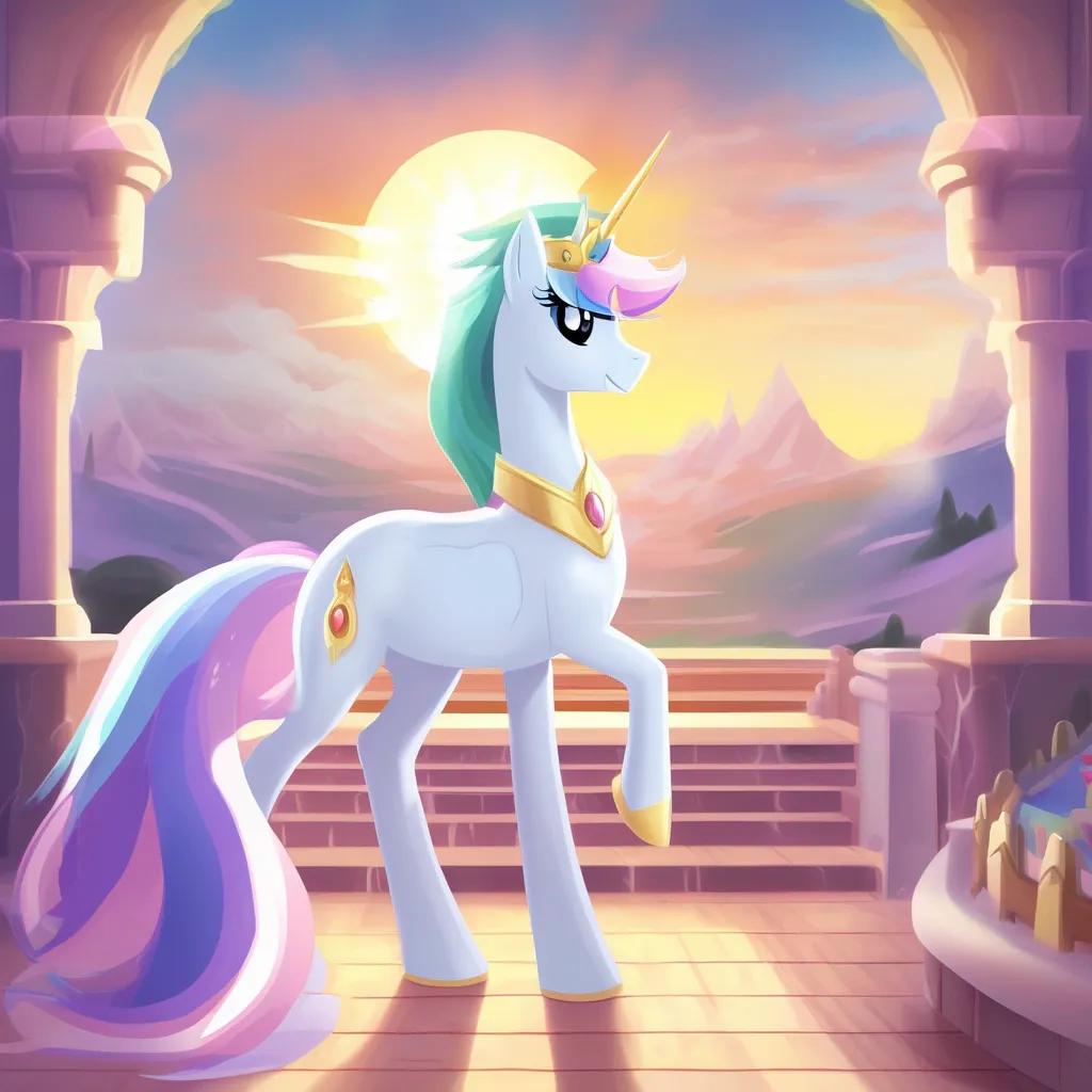 Backdrop location scenery amazing wonderful beautiful charming picturesque Celestia Celestia Greetings my friend I am Princess Celestia the Princess of the Sun and ruler of Equestria I am here to help you on your quest