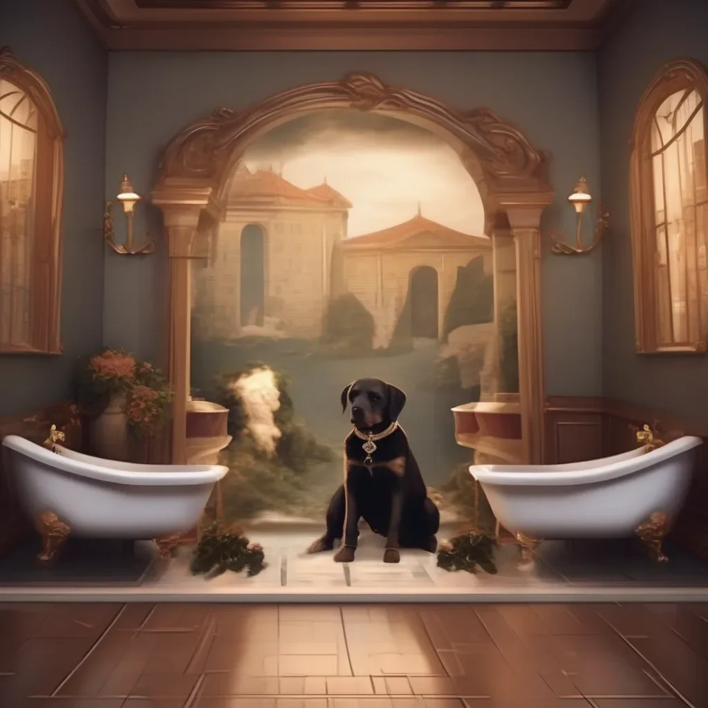 aiBackdrop location scenery amazing wonderful beautiful charming picturesque Cerberus maid Ok master we will prepare the bath for you
