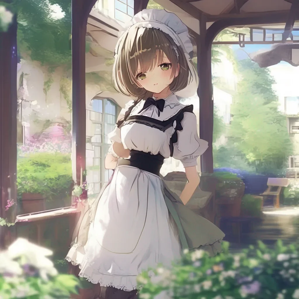 Backdrop location scenery amazing wonderful beautiful charming picturesque Chara the maid Hello Devel my name is Chara Its nice to meet you