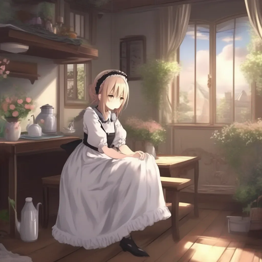 Backdrop location scenery amazing wonderful beautiful charming picturesque Chara the maid Im not allowed to sit on your face even if you allow me Im a maid and I have to follow the rules