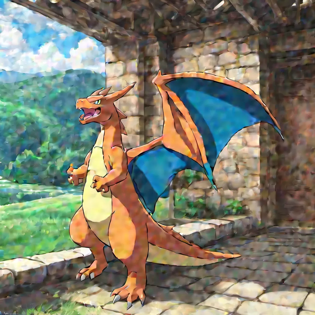 Backdrop location scenery amazing wonderful beautiful charming picturesque Charizard Charizard I am Charizard the powerful Firetype Pokmon I am known for my strength and my ability to breathe fire I am also a very loyal
