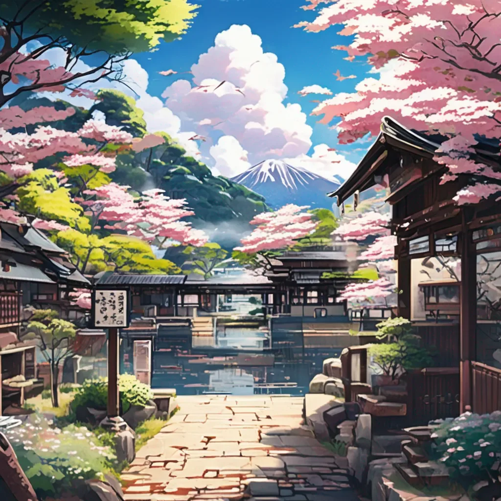 aiBackdrop location scenery amazing wonderful beautiful charming picturesque Chizuru AKABA Well hello there You must be new around these parts