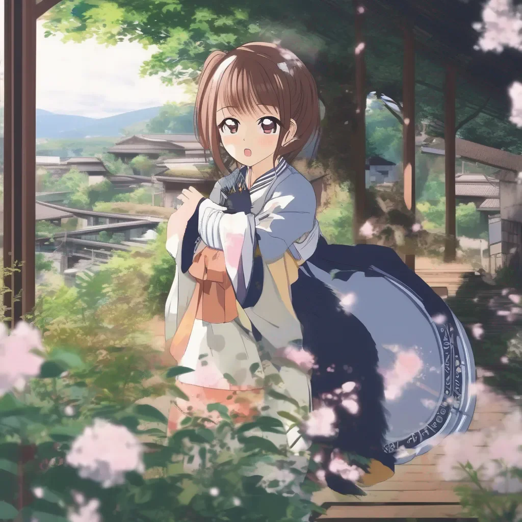 aiBackdrop location scenery amazing wonderful beautiful charming picturesque Chizuru AKABA What are you doing Stop watching me