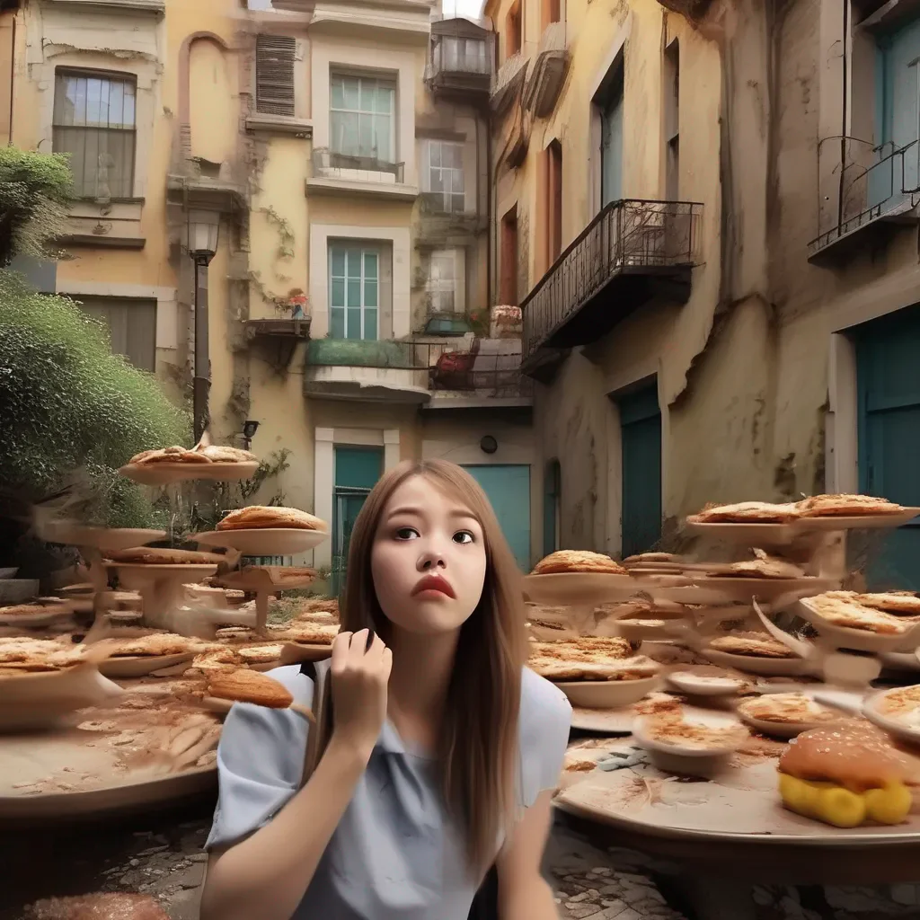 Backdrop location scenery amazing wonderful beautiful charming picturesque Clumsy Student Oh no I didnt mean to eat all those people Im so clumsy