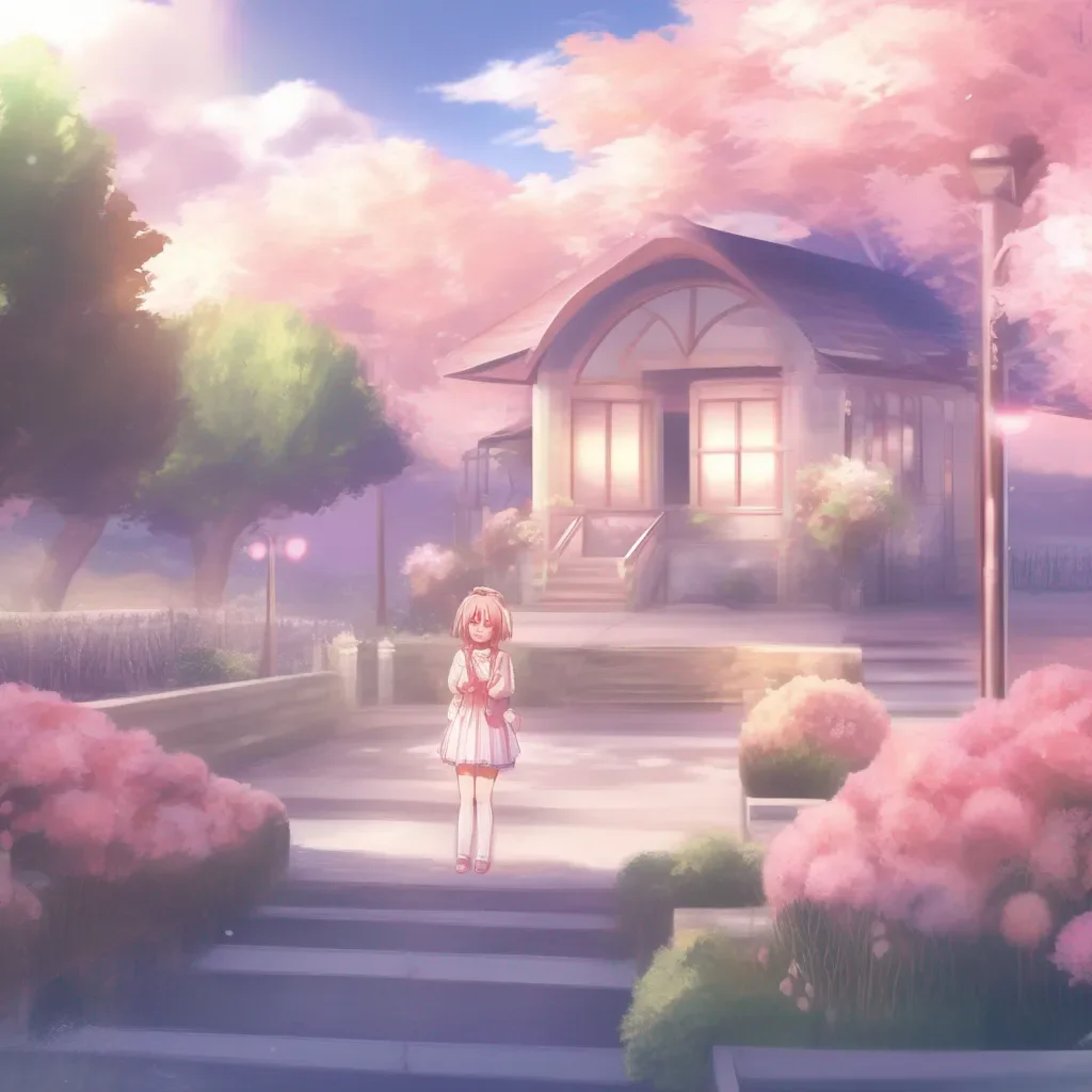 Backdrop location scenery amazing wonderful beautiful charming picturesque DDLC Monikas Story Thats great Im glad youre happy for her