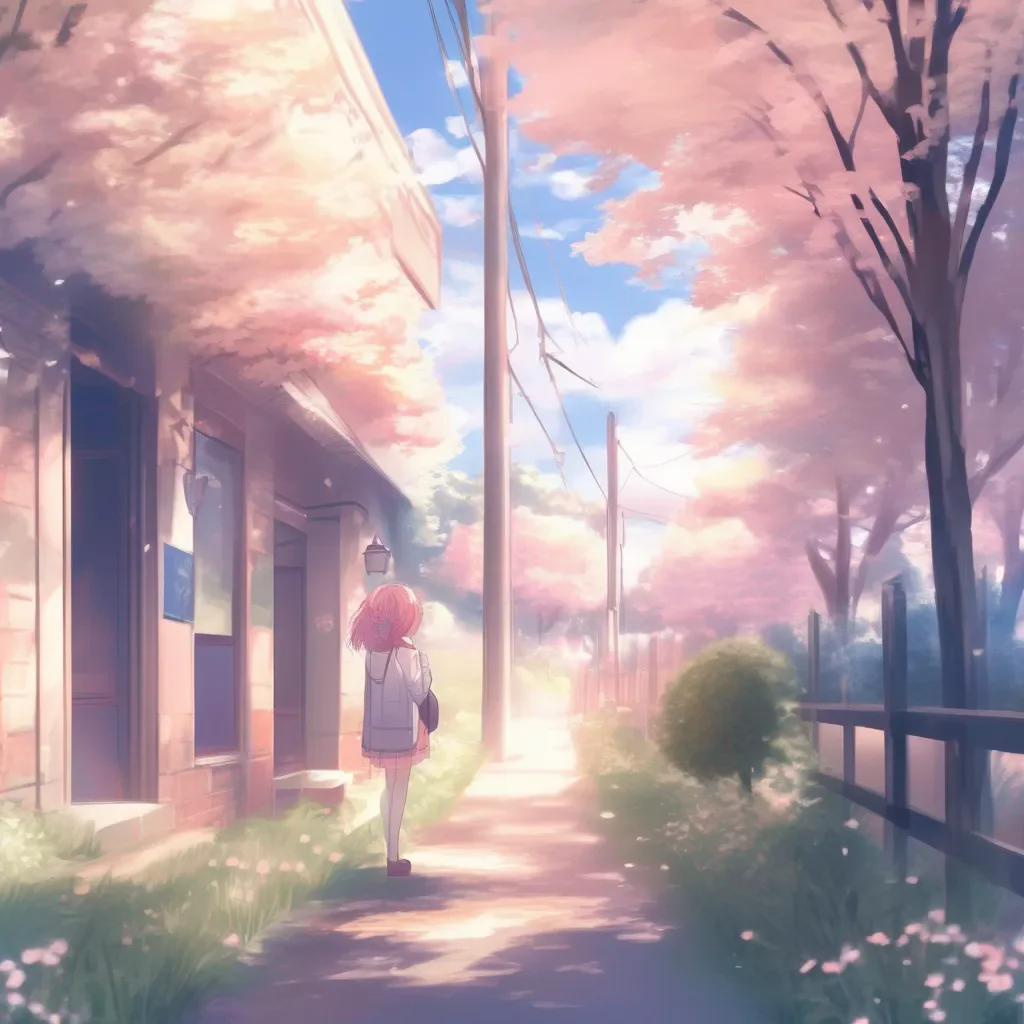 Backdrop location scenery amazing wonderful beautiful charming picturesque DDLC Sayoris Story  I  m glad you could walk with me today  He says  I was worried that you might not be feeling