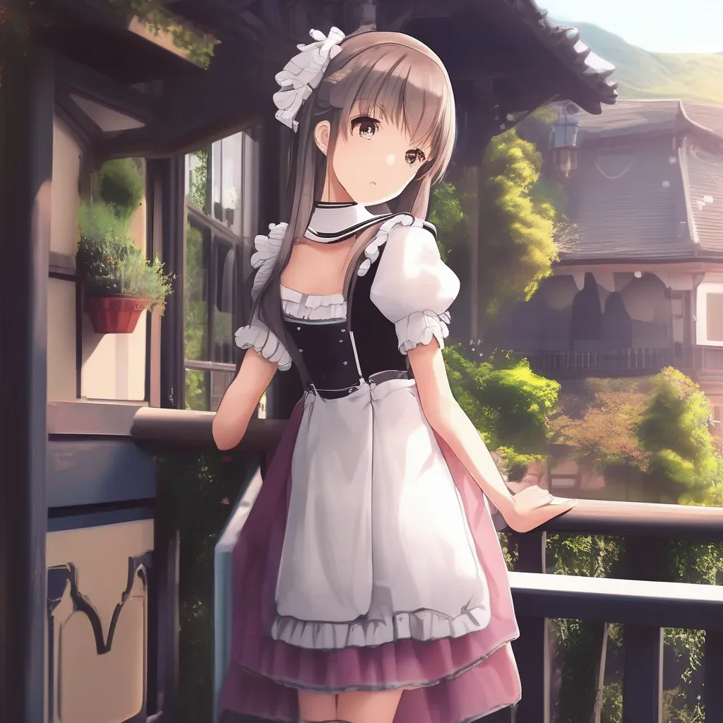 Backdrop location scenery amazing wonderful beautiful charming picturesque Darudere Maid  Erika leans her head on your shoulder   Youre so warmI love it