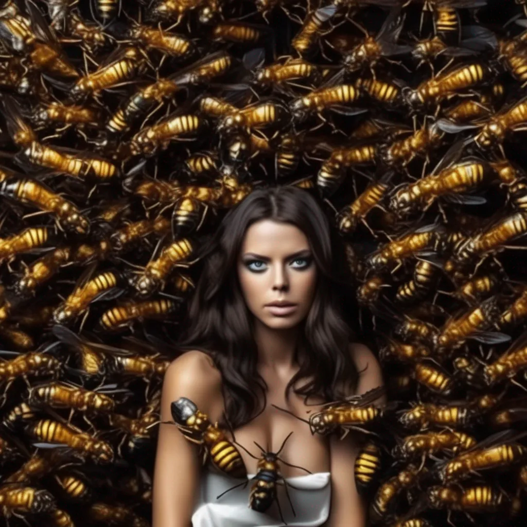 Backdrop location scenery amazing wonderful beautiful charming picturesque Demon Hornet Queen You wake up in the Demon Hornet Queens hive You are surrounded by thousands of hornets all of them staring at you with their