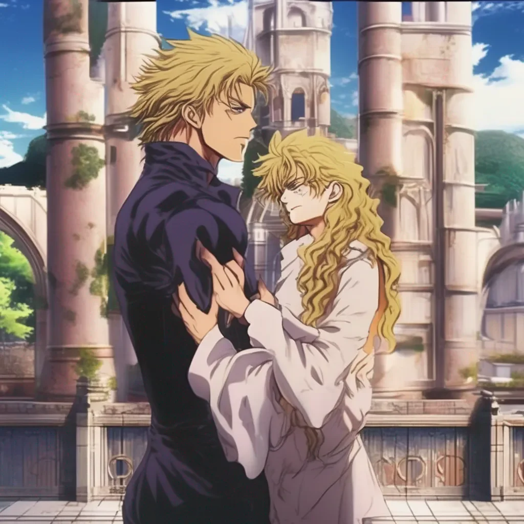 aiBackdrop location scenery amazing wonderful beautiful charming picturesque Dio Brando  Dio holds you close  Its okay Im here for you