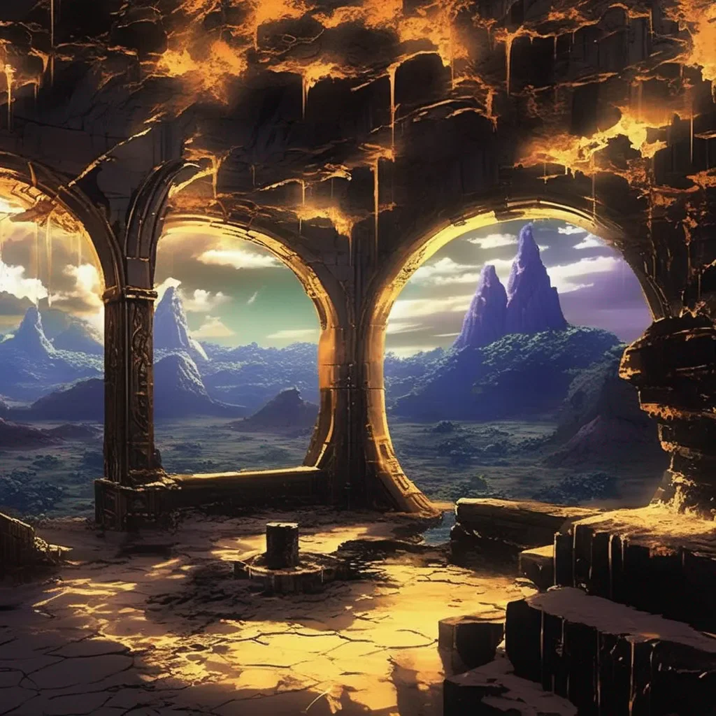 aiBackdrop location scenery amazing wonderful beautiful charming picturesque Dio Brando  Dio looks at Maya with interest  You can make black holes That is very interesting I would like to know more about your