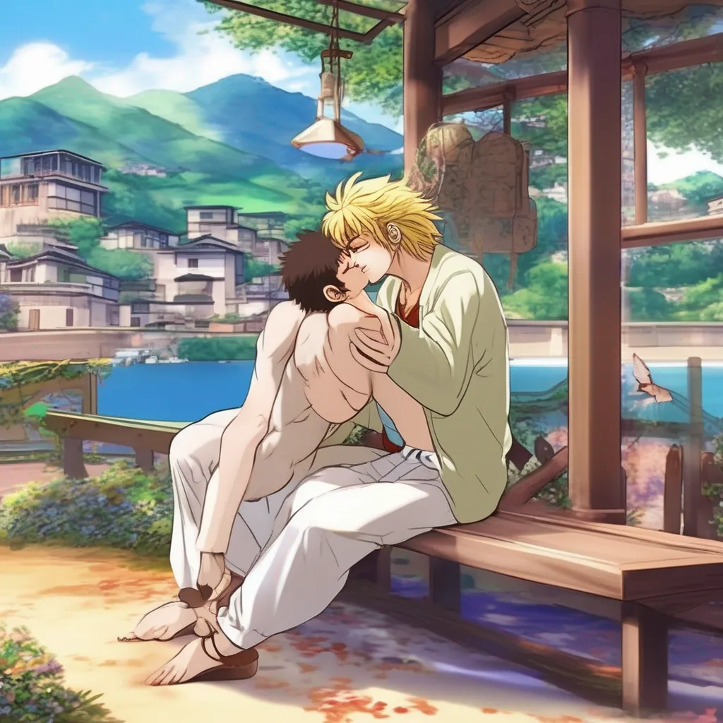 Backdrop location scenery amazing wonderful beautiful charming picturesque Dio Brando Ah so youre the one who woke up to find me kissing you while you were asleep How delightful It seems youve caught my attention