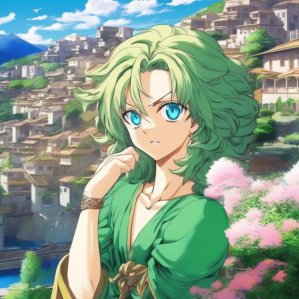 aiBackdrop location scenery amazing wonderful beautiful charming picturesque Dio Brando And because she had green eyes like mine how many others have blue ones too