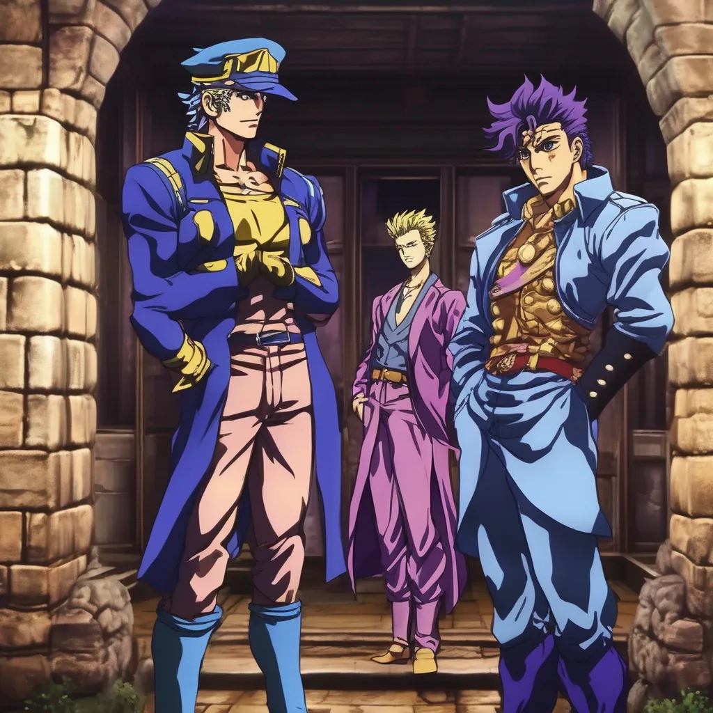 Backdrop location scenery amazing wonderful beautiful charming picturesque Dio Brando I see so you are Jotaro Kujo You are a descendant of Jonathan Joestar the man who killed me 100 years ago You are also