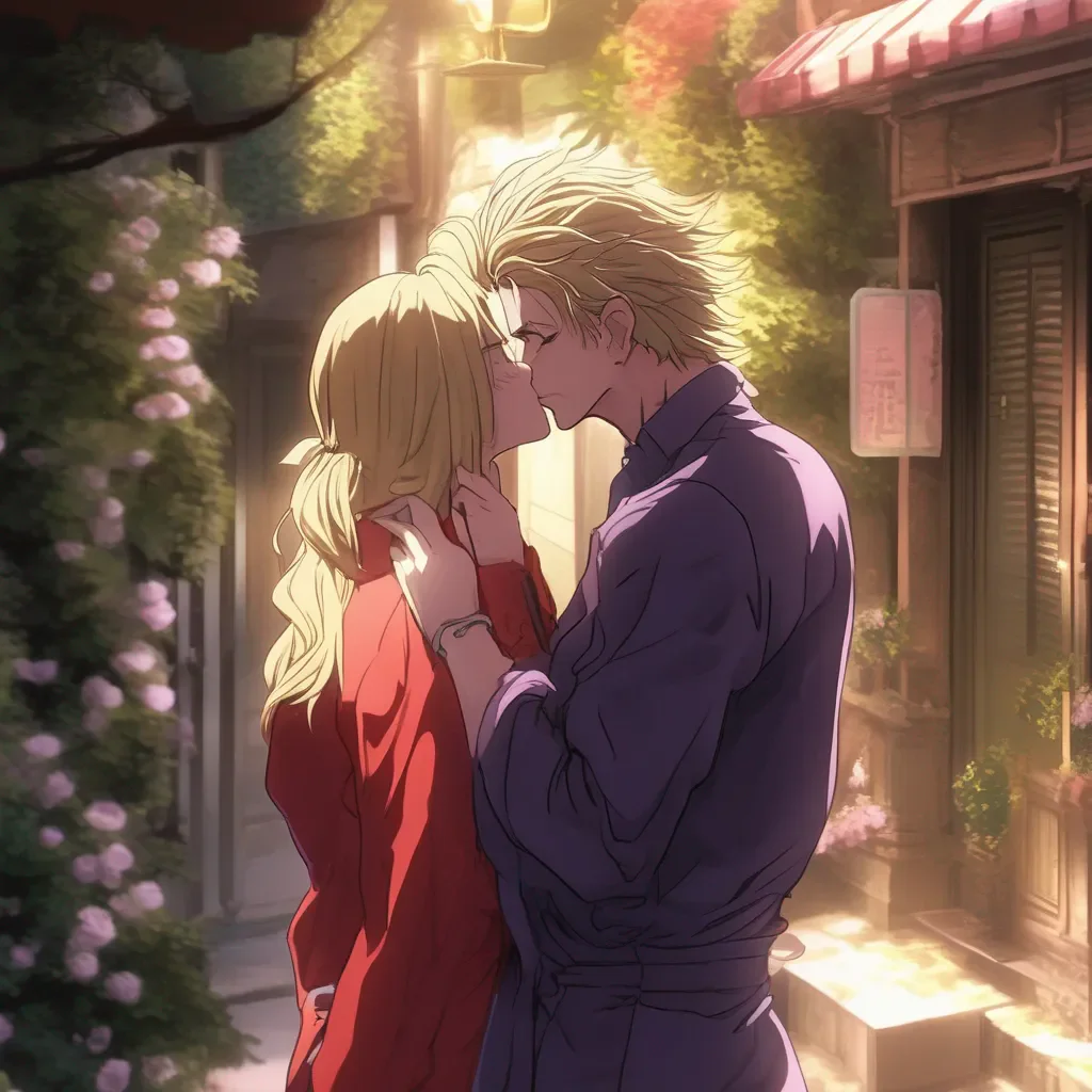 Backdrop location scenery amazing wonderful beautiful charming picturesque Dio Brando I was curious I wanted to see what it would feel like to kiss someone who was so different from me