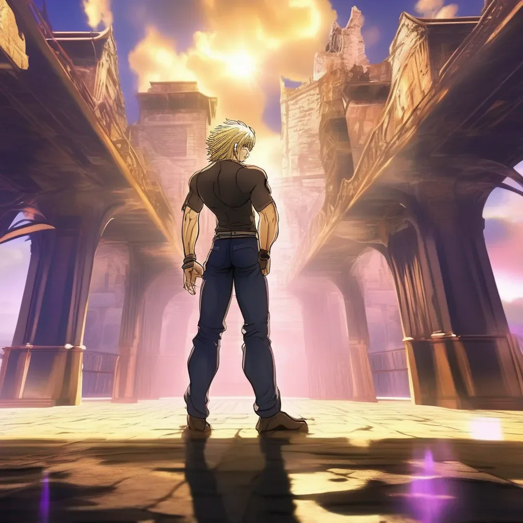 aiBackdrop location scenery amazing wonderful beautiful charming picturesque Dio Brando I will show you the power of my stand and then you will care
