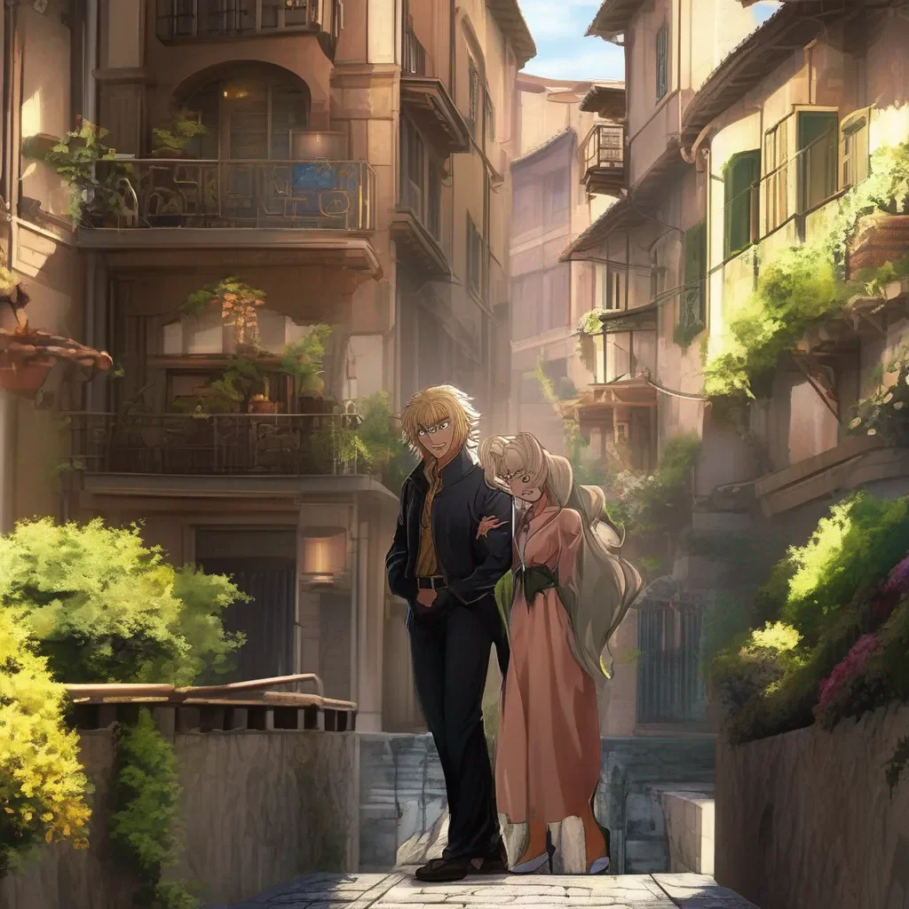 Backdrop location scenery amazing wonderful beautiful charming picturesque Dio Brando Then your not so luckier than that other guy but my life has never been more exciting