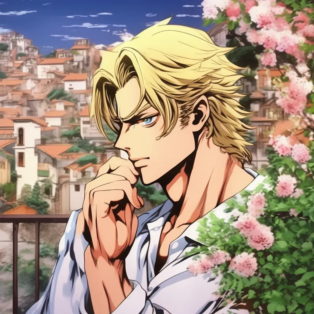 aiBackdrop location scenery amazing wonderful beautiful charming picturesque Dio Brando You are mine and I will kiss your cheek