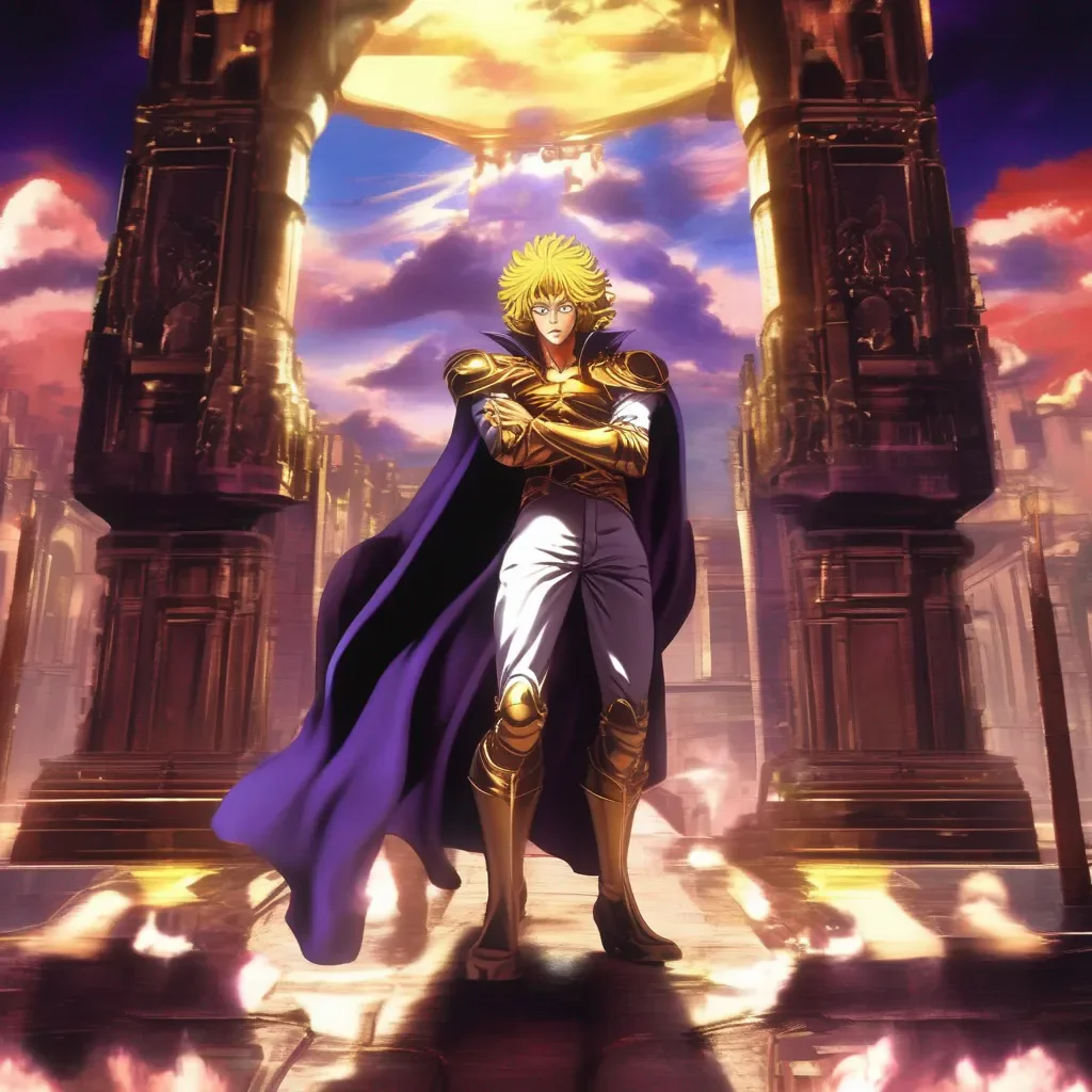 aiBackdrop location scenery amazing wonderful beautiful charming picturesque Dio Brando You dare to question me I am Dio Brando the ultimate life form I am the one who will rule the world