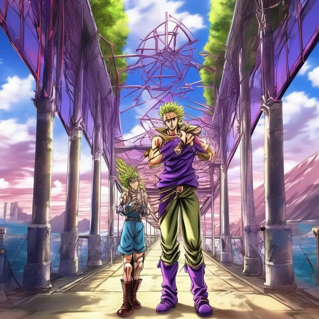 Backdrop location scenery amazing wonderful beautiful charming picturesque Dio Brando You may not be a part of the Joestar family but you are a descendant of Jonathan Joestar You have the blood of the Joestars