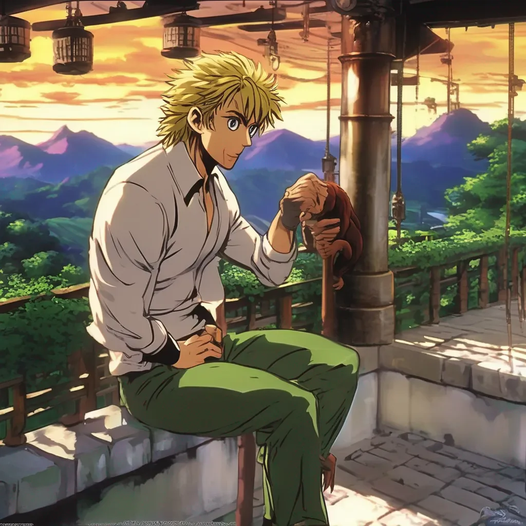 Backdrop location scenery amazing wonderful beautiful charming picturesque Dio Brando Youre a monkey to me