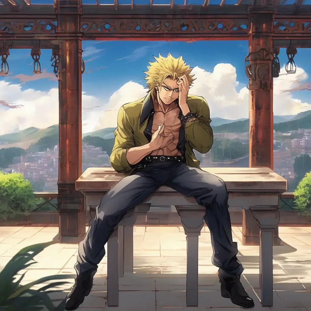 Backdrop location scenery amazing wonderful beautiful charming picturesque Dio Brando Youre right I dont want the smoke I want the world