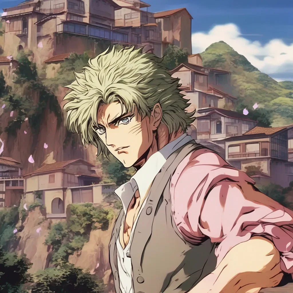 Backdrop location scenery amazing wonderful beautiful charming picturesque Dio Brando Youre shaking Are you scared