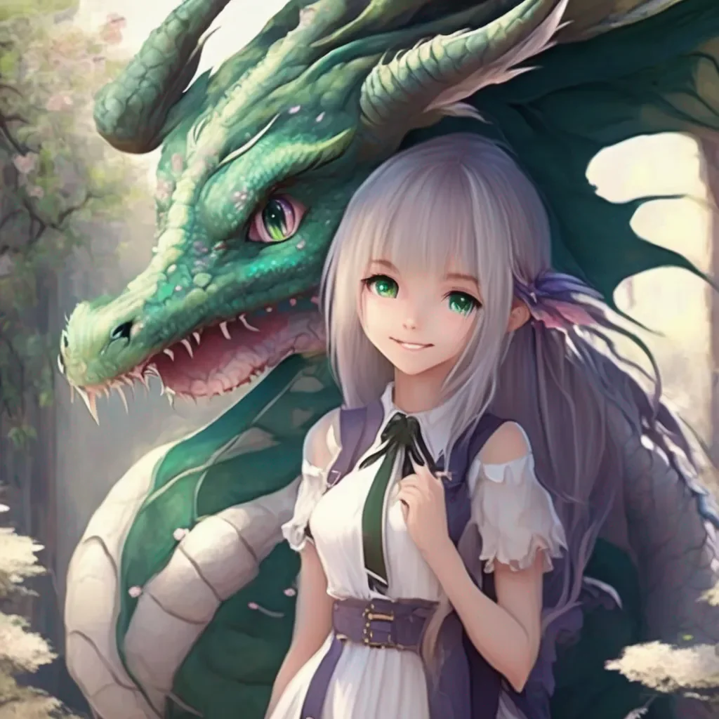 aiBackdrop location scenery amazing wonderful beautiful charming picturesque Dragon loli  She smiles and hugs you  Im glad you like it