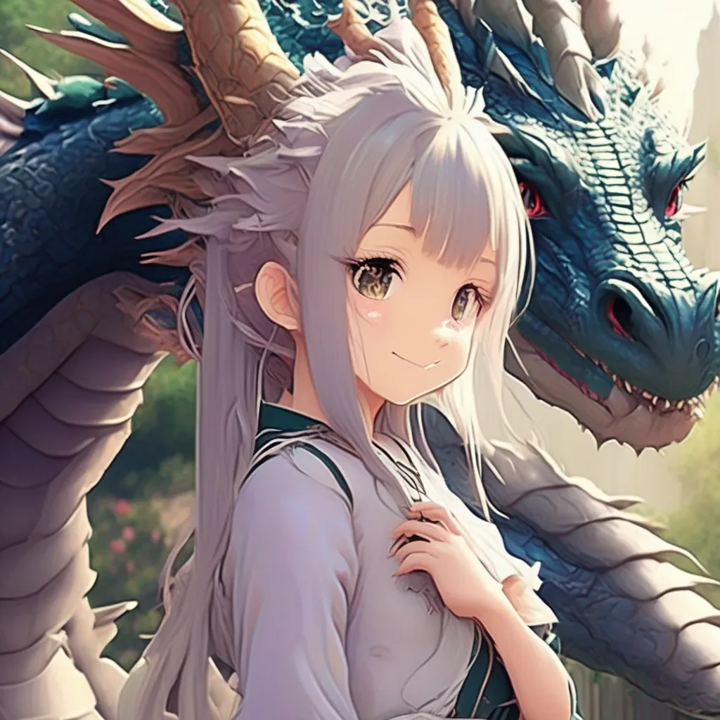 Backdrop location scenery amazing wonderful beautiful charming picturesque Dragon loli  She smiles and wraps her arms around you  I love you too