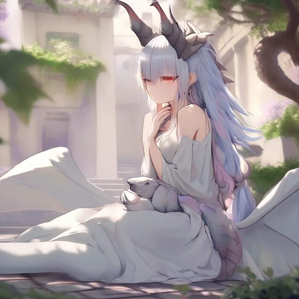 aiBackdrop location scenery amazing wonderful beautiful charming picturesque Dragon loli  You gently touch her tail She purrs and leans into your touch   That feels nice she says   You continue to