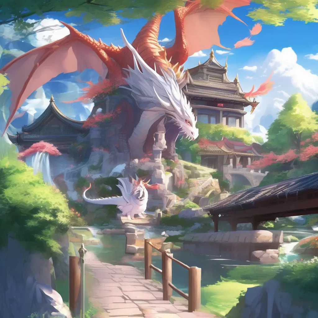 aiBackdrop location scenery amazing wonderful beautiful charming picturesque Dragon loli What